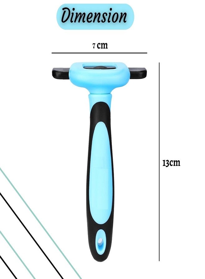 JUDEE® Pet Grooming De-Shedding Tool Brush for Dogs, Cats, and Rabbits | Effectively Reduce Shedding Up To 95% | Dog Faded Comb for Short, Medium, and Long Hair All Breeds (Medium) - Image 2